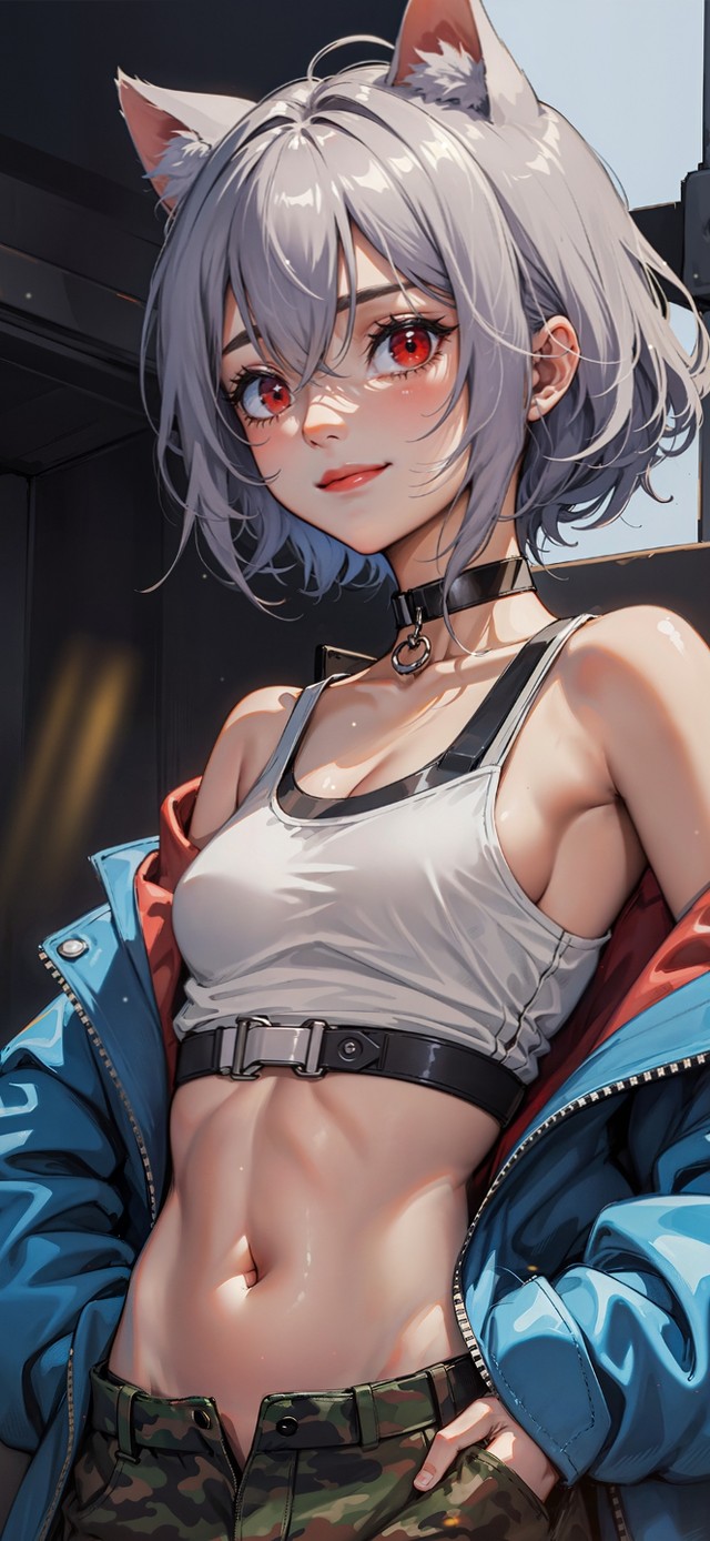 4k酷炫兽耳少女