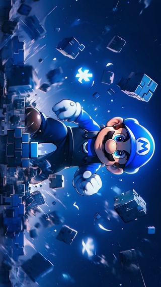 蓝色空间马里奥