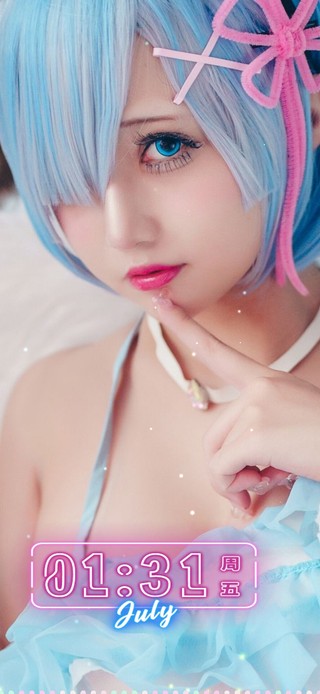 4K短发cos美少女