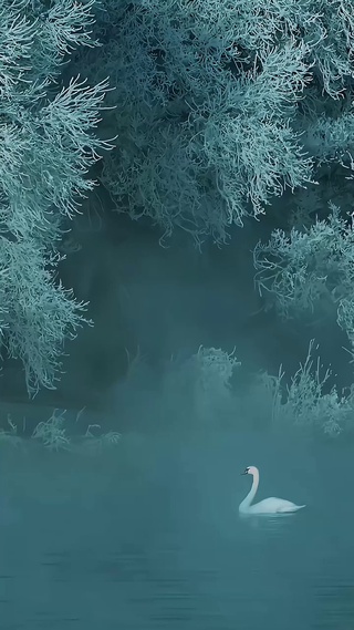 4k美丽的天鹅③