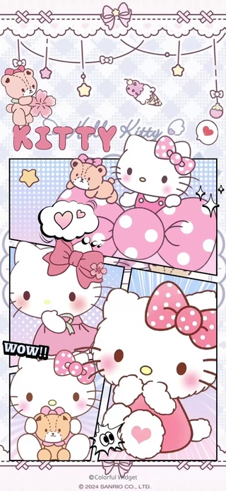 hellokitty粉色动态壁纸2