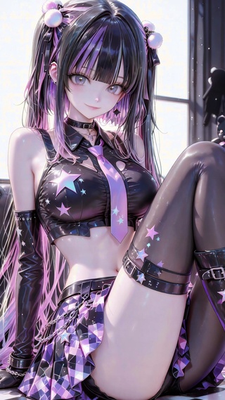 二次元萝莉女孩