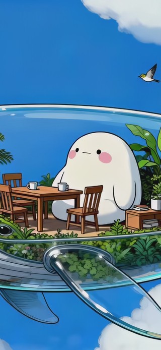 可爱团子云端旅行