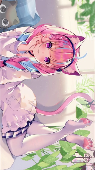 粉毛猫娘