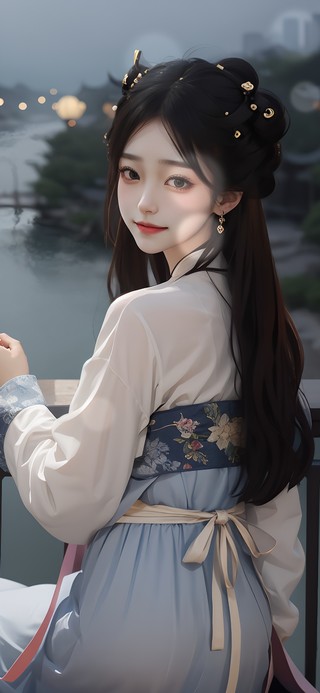 国风汉服唯美少女