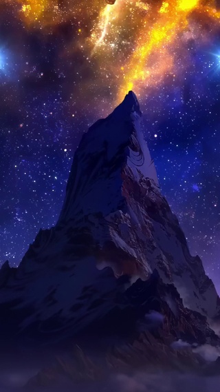 巨神峰的星空