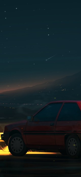 夜空流星雨