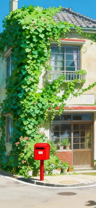 小屋前的邮箱
