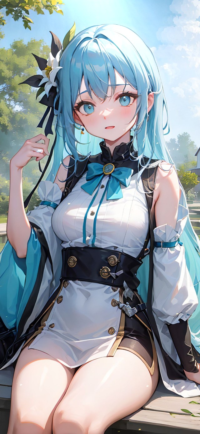 夏日清新动漫美女