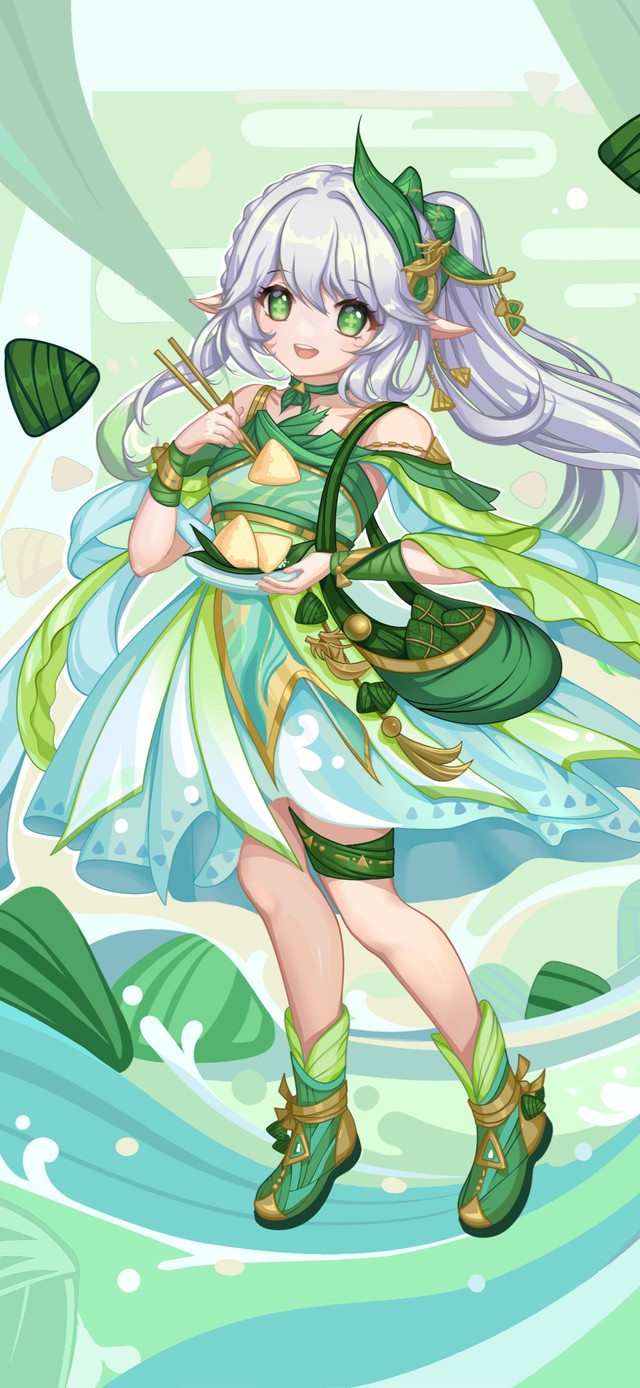 原神纳西妲端午节同人