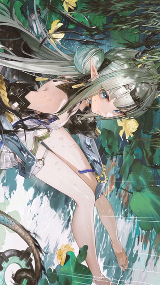 水中女孩