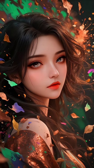 凝视的少女