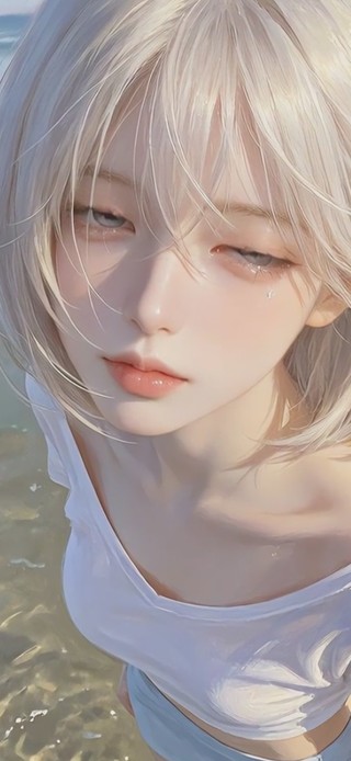 可爱短发女孩
