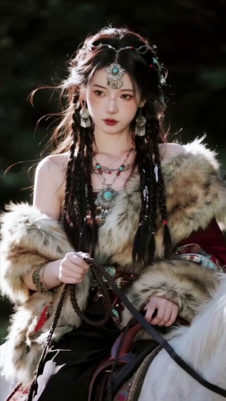 4K唯美古风美女