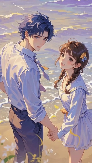 浪漫海边