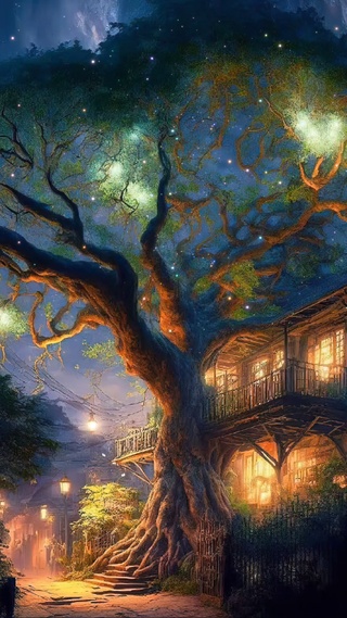 梦幻古树