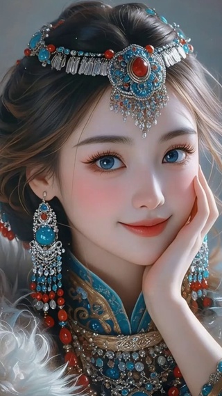 民族女孩