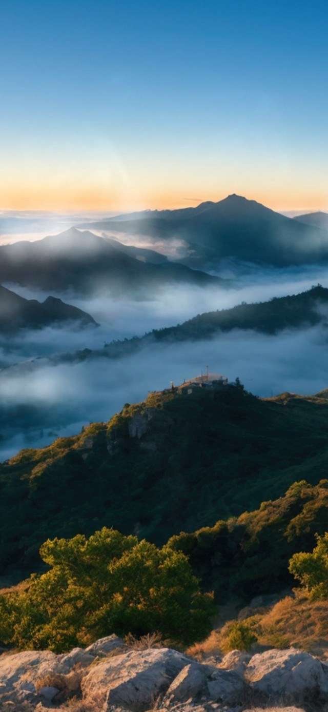 云雾缭绕(风景手机动态壁纸) - 风景手机壁纸下载 - 元气壁纸