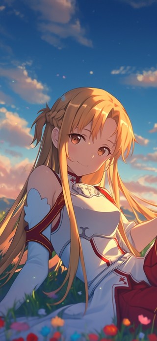 唯美草原少女