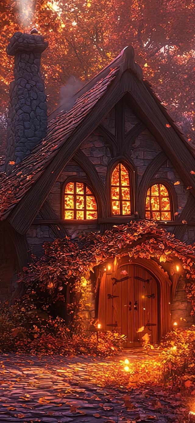 森林深处的魔法木屋