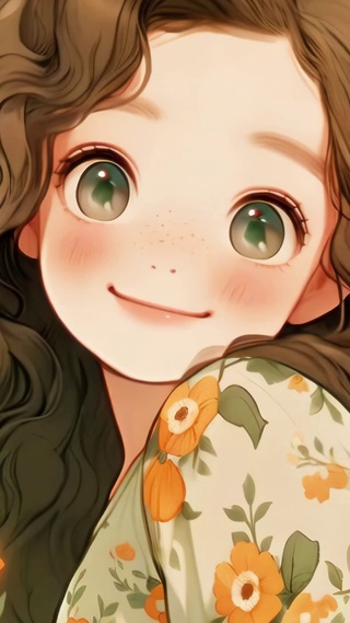 可爱小女孩