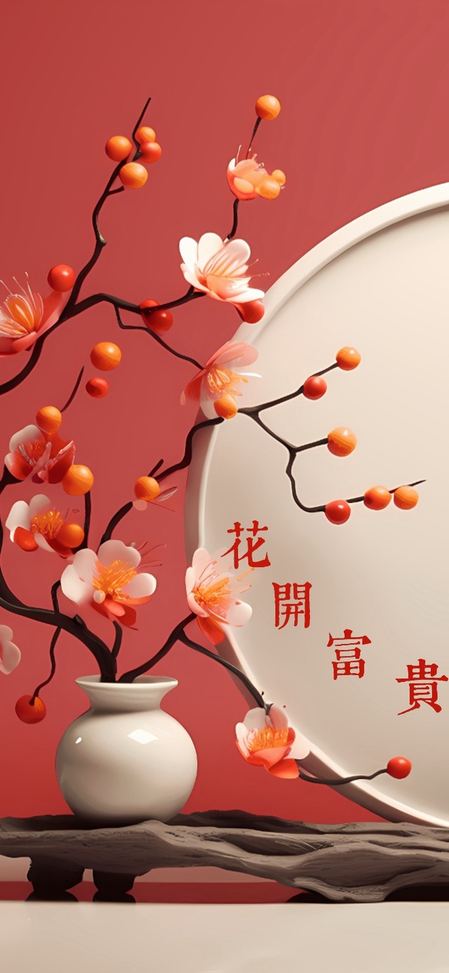 花开富贵文艺壁纸