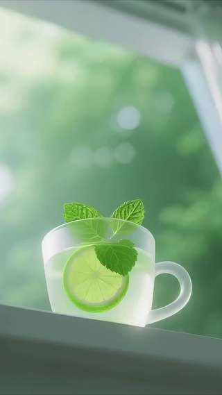 窗台青柠杯