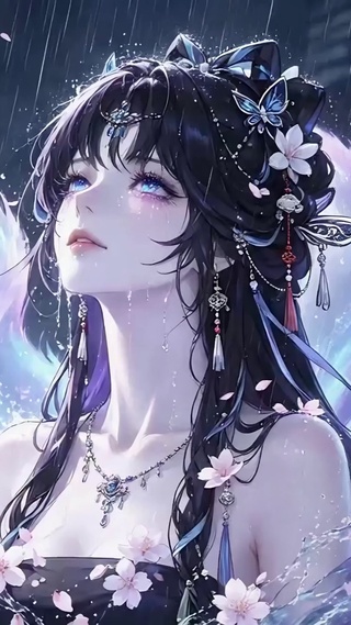 雨中九尾狐