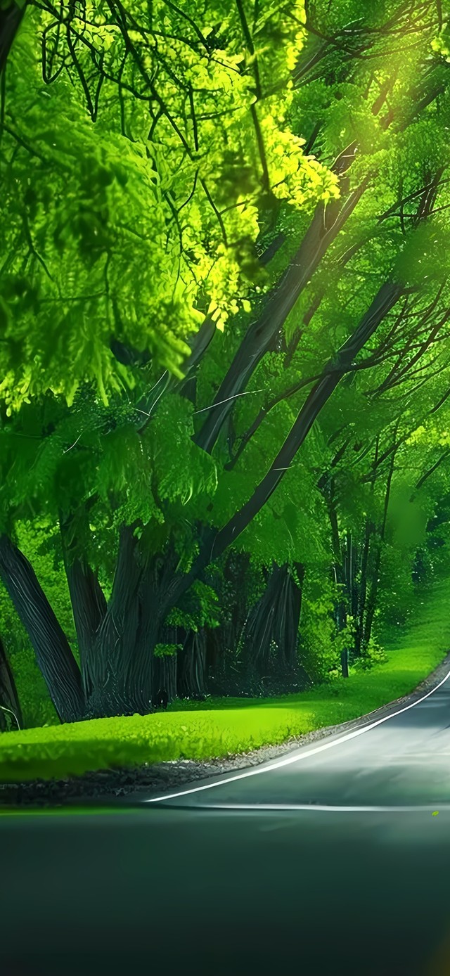 幽静的公路