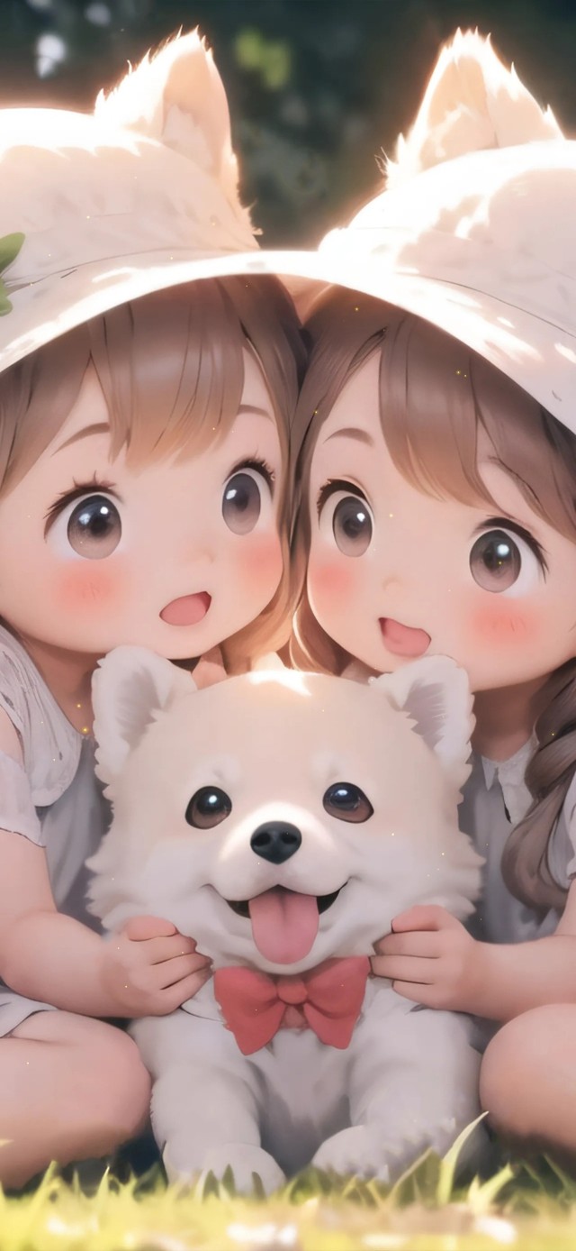 姐妹花和他们的宠物