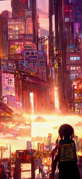 新海诚赛博朋克
