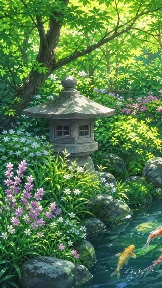 夏之庭院