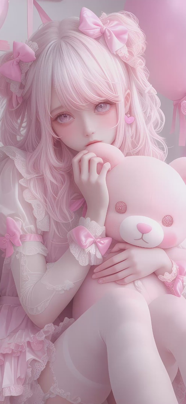 粉色可爱女孩