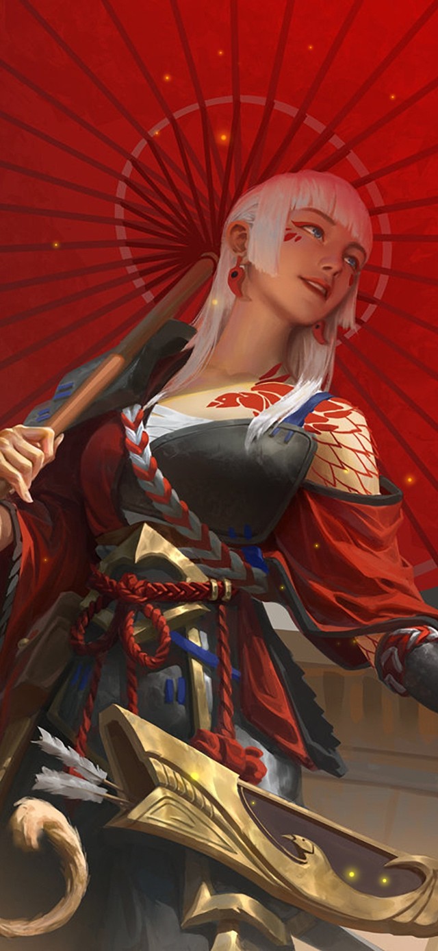 4k油纸伞美女