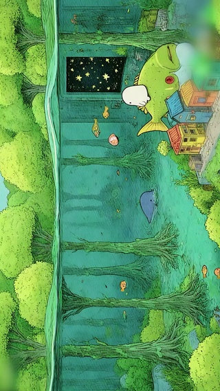森海看风景的小白