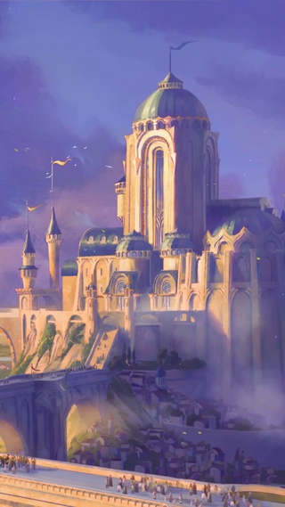 唯美治愈城堡景色