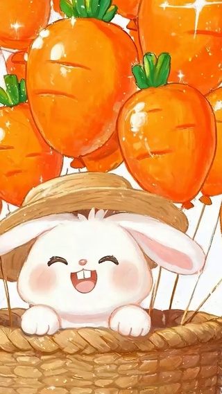 胡萝卜下兔子