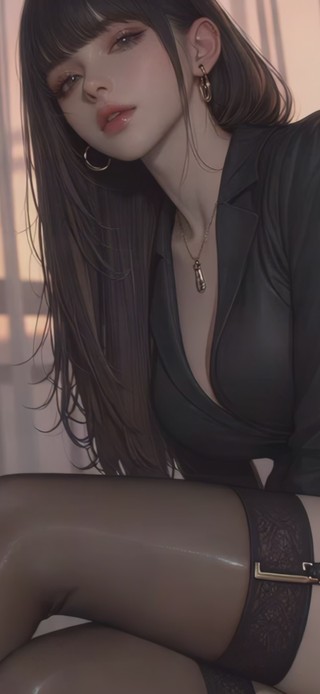 冷艳雅致美女