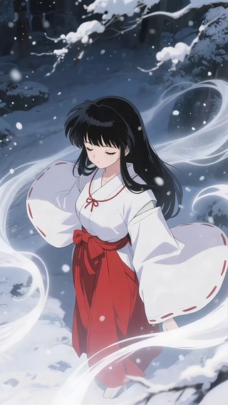 冬雪桔梗