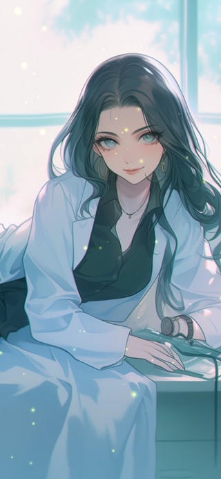 眼眸如深邃湖泊，忍不住想要沉溺