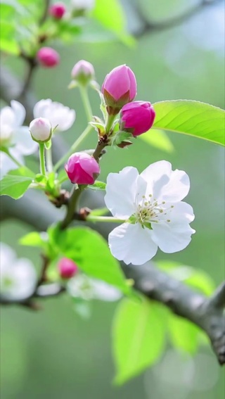 风吹花动