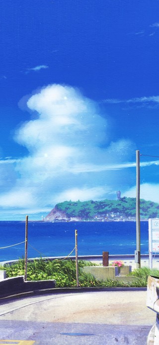 4K唯美夏日海边电车