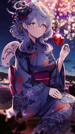 唯美烟火糖少女