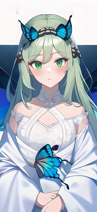 4k蝴蝶女孩