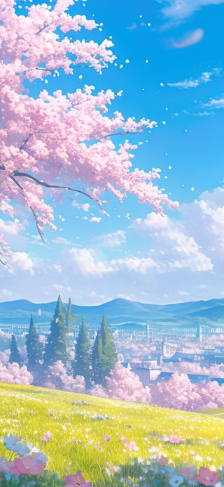 梦幻樱花林