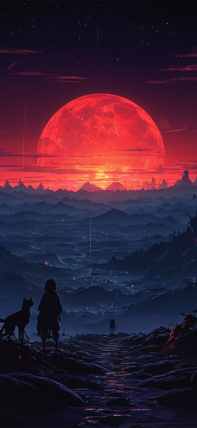 红色的夜晚
