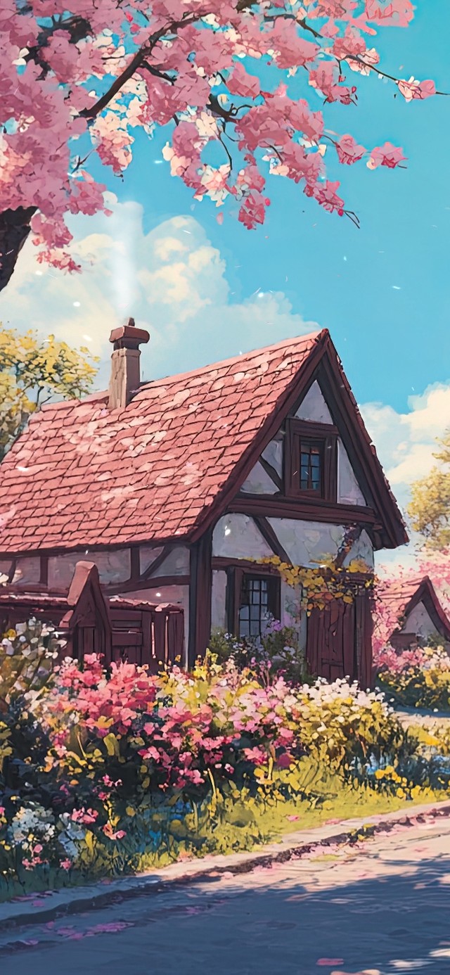 春日梦幻樱花小镇