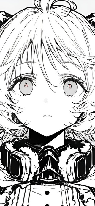 黑白少女-艾雅法拉