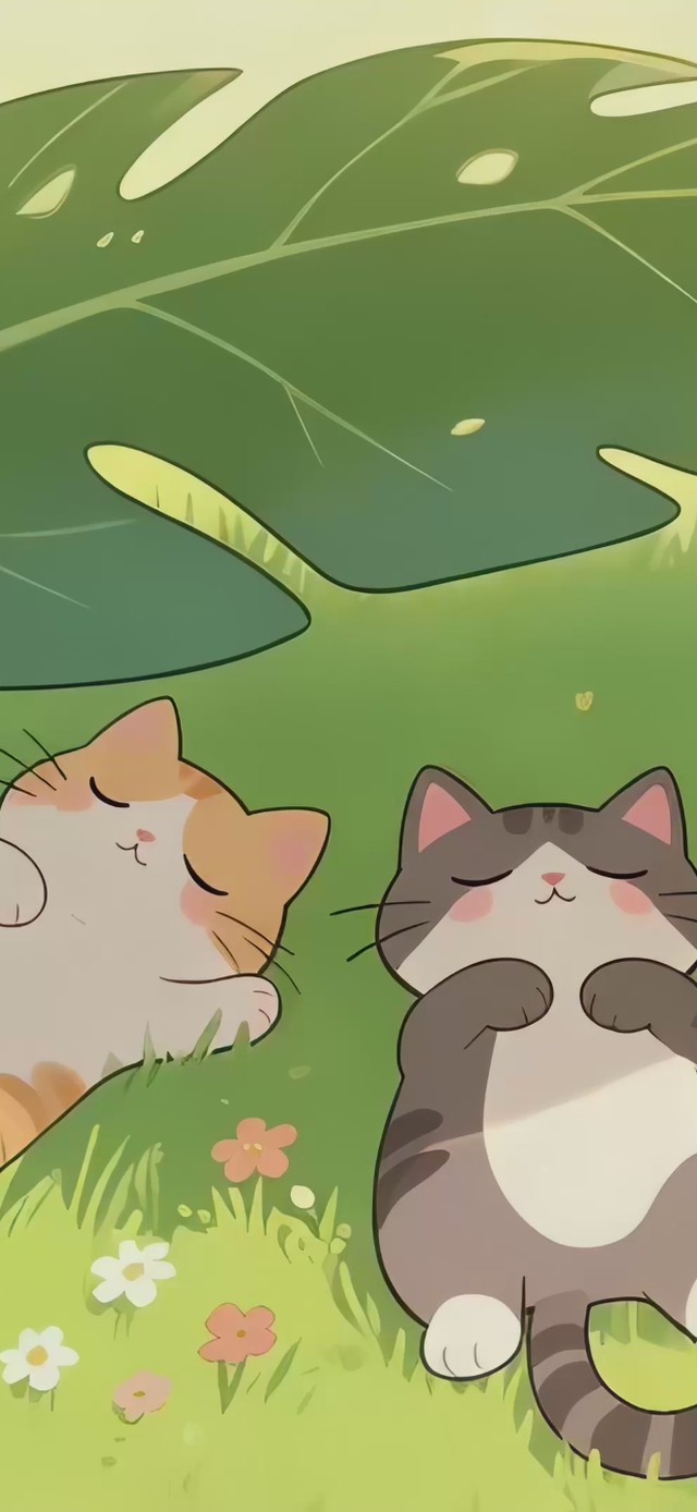 做美梦的可爱猫咪