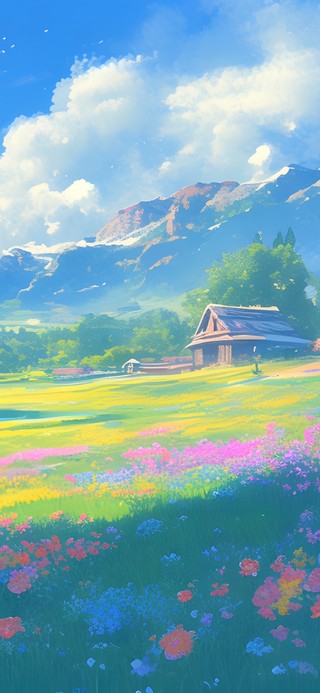 梦幻花海